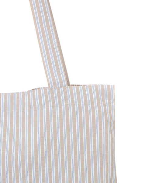 LAKOLE(ラコレ)の「【ラコレ アート】マルチストライプトートバッグ / 585257(トートバッグ・レディース・ブルー/イエロー/ブラウン・FREE)」の14枚目の写真