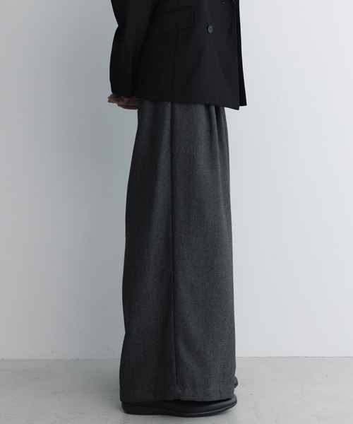 remer（リメール）の「loose herringbone buggy wide PT / ルーズヘリンボーンバギーワイドパンツ（その他パンツ・メンズ・ブラウン系その他/ブラック系その他・MEDIUM/SMALL/X-SMALL/LARGE）」の15枚目の写真