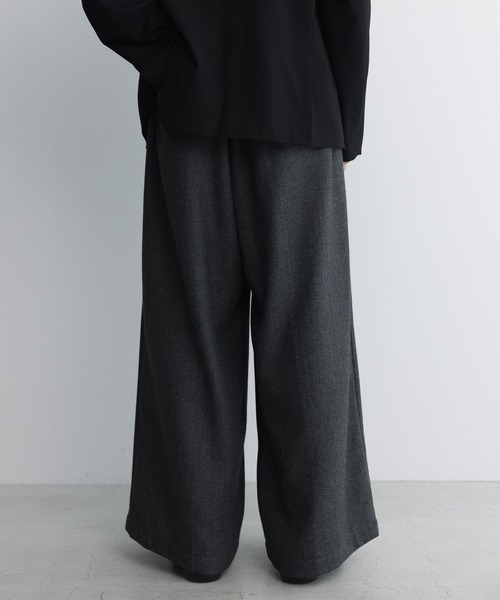 remer（リメール）の「loose herringbone buggy wide PT / ルーズヘリンボーンバギーワイドパンツ（その他パンツ・メンズ・ブラウン系その他/ブラック系その他・MEDIUM/SMALL/X-SMALL/LARGE）」の14枚目の写真