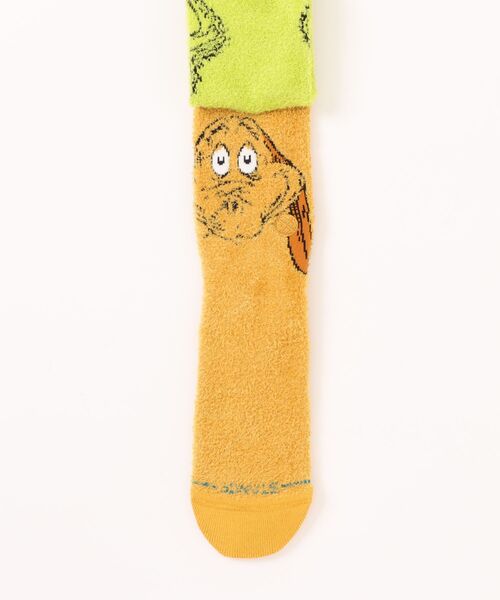 STANCE(スタンス)の「STANCE/スタンス ソックス "GRINCH(グリンチ)コラボモデル" GRINCH AND MAX A555D25GRI(ソックス/靴下・メンズ・グリーン・L/M)」の2枚目の写真