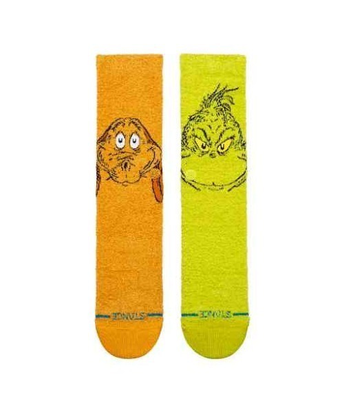 STANCE(スタンス)の「STANCE/スタンス ソックス "GRINCH(グリンチ)コラボモデル" GRINCH AND MAX A555D25GRI(ソックス/靴下・メンズ・グリーン・L/M)」の3枚目の写真