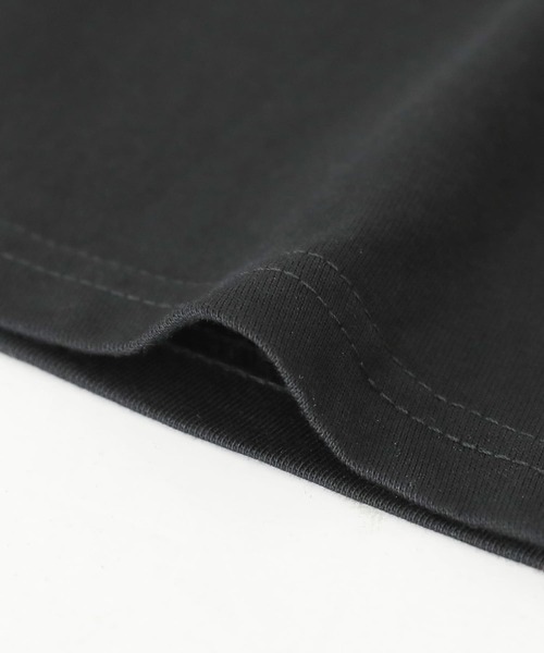 kOhAKU（コハク）の「『配色レイヤードライクカットソー』（Tシャツ/カットソー・レディース・ブラック/グレー・1/2）」の8枚目の写真