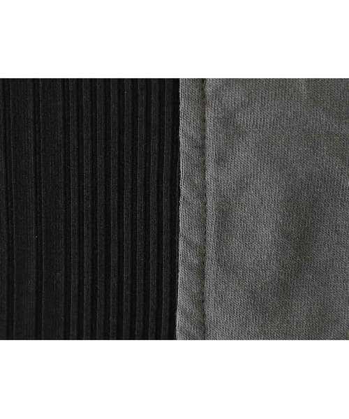 kOhAKU（コハク）の「『配色レイヤードライクカットソー』（Tシャツ/カットソー・レディース・ブラック/グレー・1/2）」の9枚目の写真