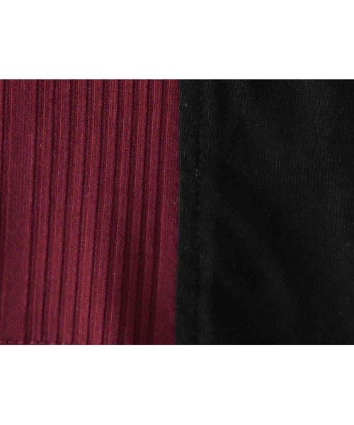 kOhAKU（コハク）の「『配色レイヤードライクカットソー』（Tシャツ/カットソー・レディース・ブラック/グレー・1/2）」の12枚目の写真