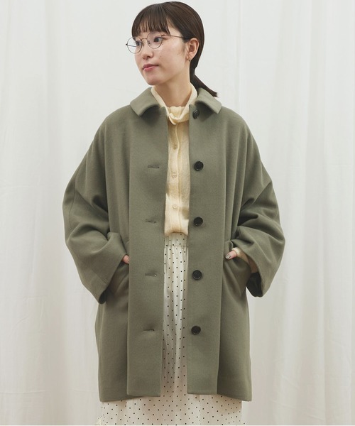 fig Ｌondon（フィグロンドン）の「_Minnie coat（その他アウター・レディース・ブラック/カーキ/レッド・FREE）」の2枚目の写真