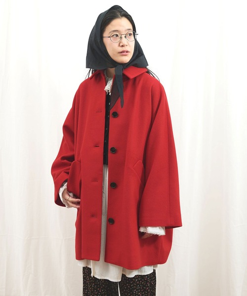 fig Ｌondon（フィグロンドン）の「_Minnie coat（その他アウター・レディース・ブラック/カーキ/レッド・FREE）」の7枚目の写真