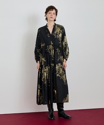 ハウスオブロータス花柄 ゆったり ボタン ワンピース レディース size M ハウスオブロータス花柄 ゆったり ボタン ワンピース レディース