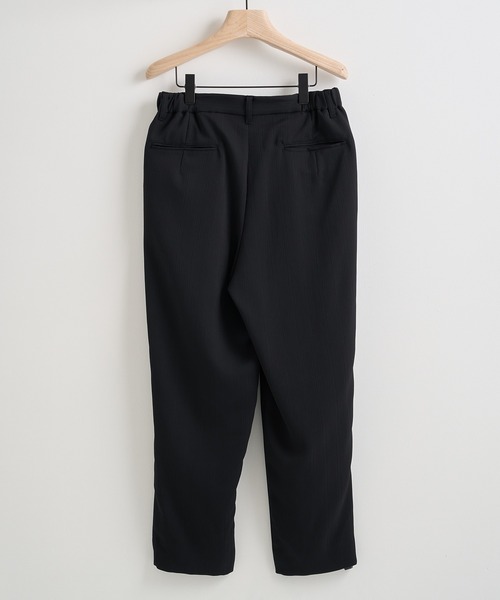THE TOKYO(ザトウキョウ)の「【THE TOKYO/ザトウキョウ】Art Pique Wide Tapered Pants(スラックス・メンズ・ブラック/ダークネイビー・48/46/44)」の7枚目の写真