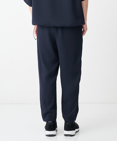 THE TOKYO(ザトウキョウ)の「【THE TOKYO/ザトウキョウ】Art Pique Wide Tapered Pants(スラックス・メンズ・ブラック/ダークネイビー・48/46/44)」の13枚目の写真