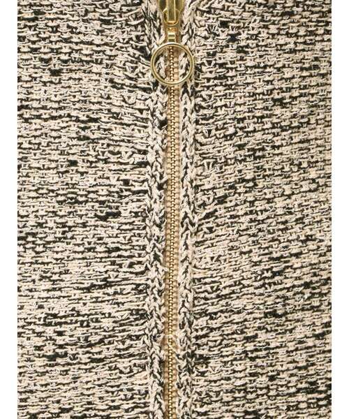 ニットツイードフリンジジャンパースカート（ジャンパースカート