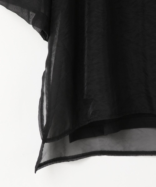 LOWRYS FARM（ローリーズファーム）の「シアーレイヤードプルオーバー 593400（Tシャツ/カットソー・レディース・ブラック/グリーン系その他/オフホワイト・FREE）」の13枚目の写真