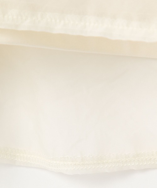 LOWRYS FARM（ローリーズファーム）の「シアーレイヤードプルオーバー 593400（Tシャツ/カットソー・レディース・ブラック/グリーン系その他/オフホワイト・FREE）」の16枚目の写真