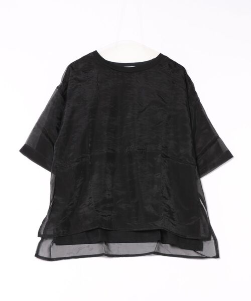 LOWRYS FARM（ローリーズファーム）の「シアーレイヤードプルオーバー 593400（Tシャツ/カットソー・レディース・ブラック/グリーン系その他/オフホワイト・FREE）」の19枚目の写真