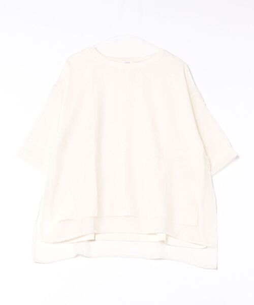 LOWRYS FARM（ローリーズファーム）の「シアーレイヤードプルオーバー 593400（Tシャツ/カットソー・レディース・ブラック/グリーン系その他/オフホワイト・FREE）」の20枚目の写真