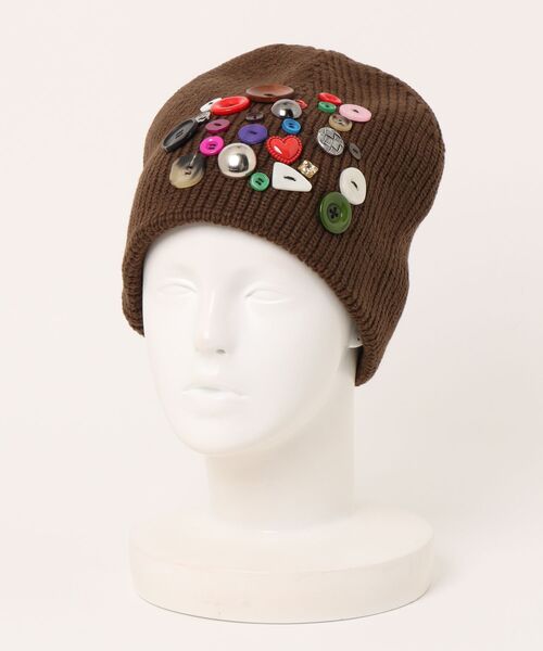 Burner（バーナー）の「【OKUOKU　0909】リメイク　ニット　帽子 oku-bosi-2（ニットキャップ/ビーニー・メンズ・ブラック/ベージュ/ダークブラウン・FREE）」の12枚目の写真