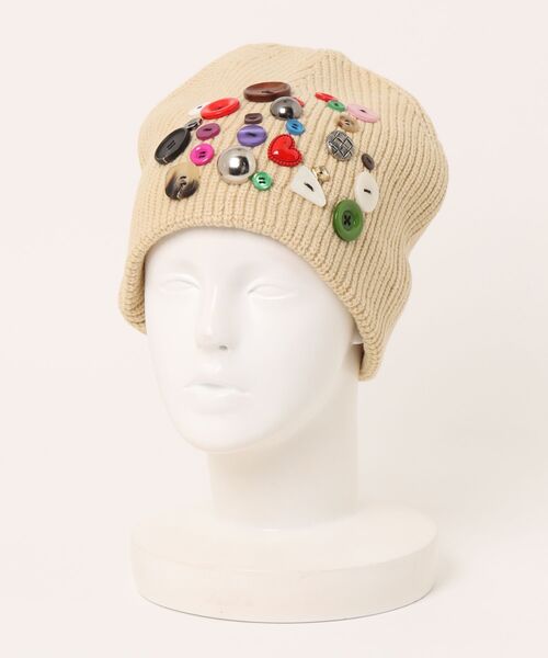 Burner（バーナー）の「【OKUOKU　0909】リメイク　ニット　帽子 oku-bosi-2（ニットキャップ/ビーニー・メンズ・ブラック/ベージュ/ダークブラウン・FREE）」の13枚目の写真