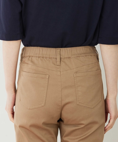 DECOY SINCE 1981（デコイシンスイチキュウハチイチ）の「ストレッチストレートパンツ【ウエストゴム・大きいサイズあり】（その他パンツ・レディース・ネイビー/ブラウン/ベージュ・67/70/64/76/80）」の19枚目の写真