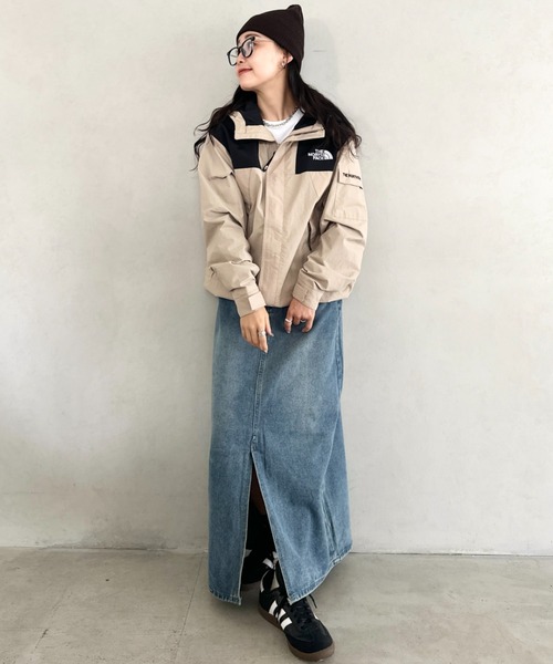THE NORTH FACE(ザノースフェイス)の「国内未発売 THE NORTH FACE(ザ・ノースフェイス)/防風 ワンポイントロゴ マウンテンパーカー ナイロンジャケット/M'S GO MOUNTAIN JACKET(ブルゾン・レディース・ブラック/ライトベージュ・M/L/XL)」の15枚目の写真