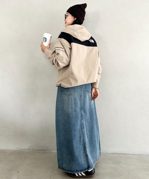 THE NORTH FACE(ザノースフェイス)の「国内未発売 THE NORTH FACE(ザ・ノースフェイス)/防風 ワンポイントロゴ マウンテンパーカー ナイロンジャケット/M'S GO MOUNTAIN JACKET(ブルゾン・レディース・ブラック/ライトベージュ・M/L/XL)」の14枚目の写真