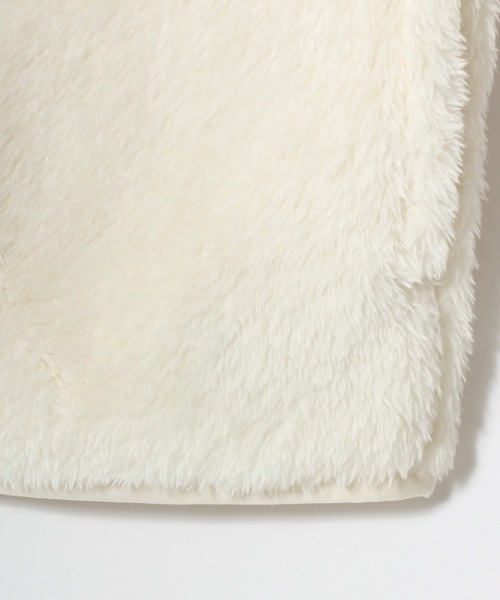 Champion(チャンピオン)の「Champion/チャンピオン SHERPA FLEECE ZIP CARDIGAN/シェルパフリース ロゴ ワンポイント刺繍 ジップカーディガン/ボアフリースジャケット/ブルゾン/レディース(カーディガン/ボレロ・レディース・オフホワイト/ブラック/ライトパープル・L/M)」の16枚目の写真