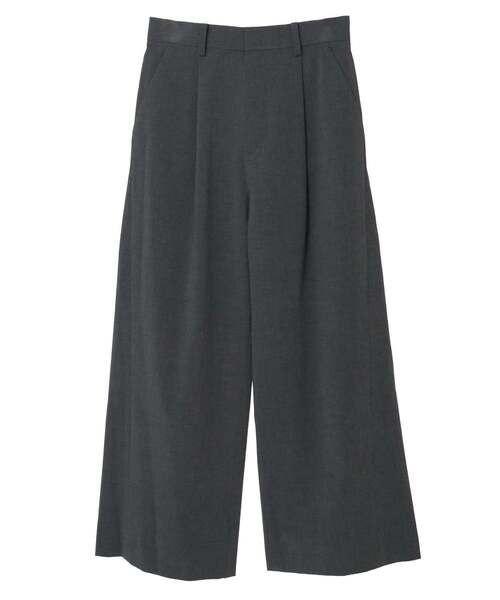 CONVERSE TOKYO(コンバーストウキョウ)の「【HL】POCKET TAB WIDE PANTS(SET-UP)(スラックス・レディース・ブラック/グレー/ブラウン・SMALL)」の3枚目の写真