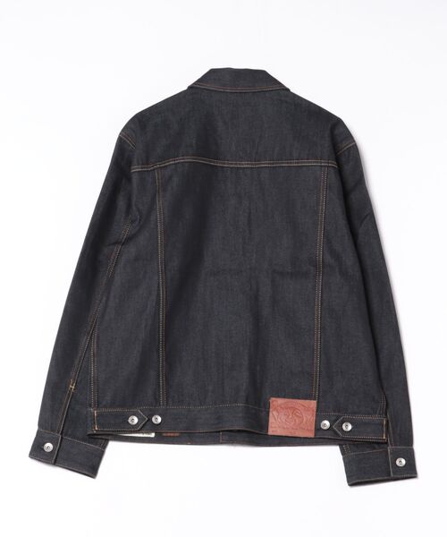 EVISU（エヴィス）の「【EVISU】HT ECRU SEAGULL PRINTED DENIM JACKET / インディゴ [2ESHTM5DJ1241RXCT]（デニムジャケット・メンズ・ネイビー・L/M）」の7枚目の写真