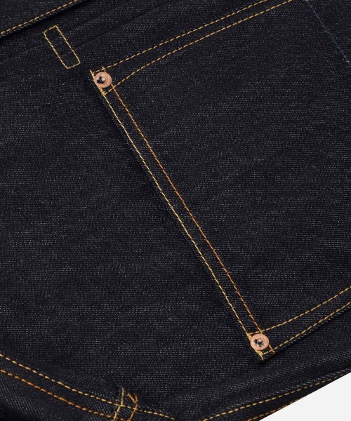 EVISU（エヴィス）の「【EVISU】HT ECRU SEAGULL PRINTED DENIM JACKET / インディゴ [2ESHTM5DJ1241RXCT]（デニムジャケット・メンズ・ネイビー・L/M）」の4枚目の写真