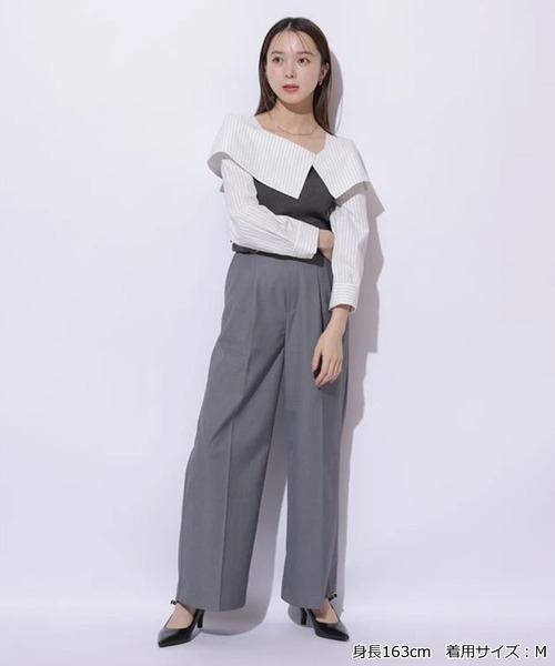 【美品】Mystrada バルーンドッキングニット ネイビー 美品】Mystrada バルーンドッキングニット ネイビー