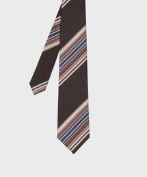 美品 ポールスミス ネクタイ ハイブランド ソリッドタイ 無地 光沢 希少 茶色 シルクソリッドカラー タイ（ピンクゴールド） ｜ポール・スミス