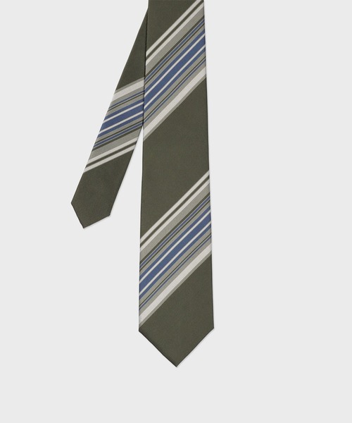 ビッグスケールレジメンタル タイ【250023 552MJ】（ネクタイ）｜Paul