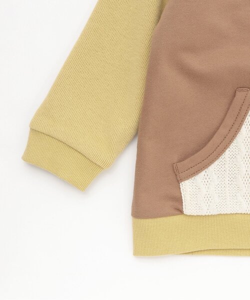 sense of wonder(センスオブワンダー)の「リバティコリアンダー恐竜トレーナー(スウェット・キッズ・モカ/ネイビー・80cm/90cm/100cm/110cm/120cm/130cm)」の8枚目の写真