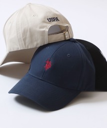 U.S. POLO ASSN.（ユーエスポロアッスン）の「U.S. POLO ASSN./ユーエスポロアッスン ツイル ワンポイント刺繍 ローキャップ ベースボールキャップ 帽子 レディース メンズ（キャップ）」