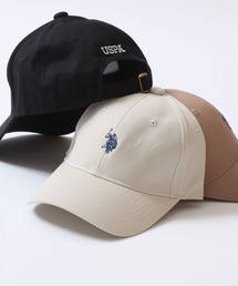 U.S. POLO ASSN.（ユーエスポロアッスン）の「U.S. POLO ASSN./ユーエスポロアッスン ツイル ワンポイント刺繍 ローキャップ ベースボールキャップ 帽子 レディース メンズ（キャップ）」