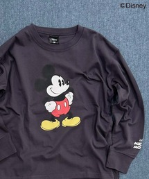 Disney（ディズニー）の「【Disney/ディズニー】MICKEYミッキーマウス　キッズ　オーバーサイズロンT（Tシャツ/カットソー）」