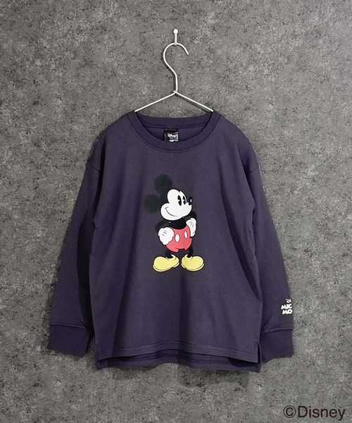 Disney(ディズニー)の「【Disney/ディズニー】MICKEYミッキーマウス キッズ オーバーサイズロンT(Tシャツ/カットソー・キッズ・オレンジ/チャコール/ベージュ/ネイビー/グレー系その他2/グレー系その他3/グリーン系その他/グレー系その他4/ホワイト系その他/ベージュ系その他/ホワイト系その他3/オフホワイト/杢グレー/ダークグリーン/ホワイト系その他2/グレー系その他・110/120/130/140/150/160)」の20枚目の写真