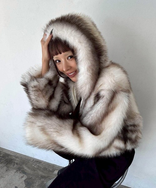 【ディーゼル】 (S) フルジップパーカーブルゾン 内ボア ユニセックス ファー ディーゼル】 (S) フルジップパーカーブルゾン 内ボア ユニセックス