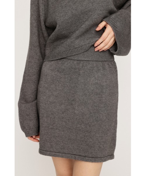 SLY(スライ)の「OPEN SHOULDER SET UP オープンショルダー セットアップ 秋服 冬服(ワンピース・レディース・ネイビー/ブラック/グレー・1/2)」の7枚目の写真