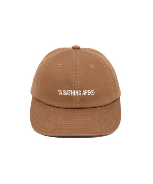 A BATHING APE(アベイシングエイプ)の「LOGO CAP(キャップ・メンズ・ブラック/ブラウン・FREE)」の4枚目の写真