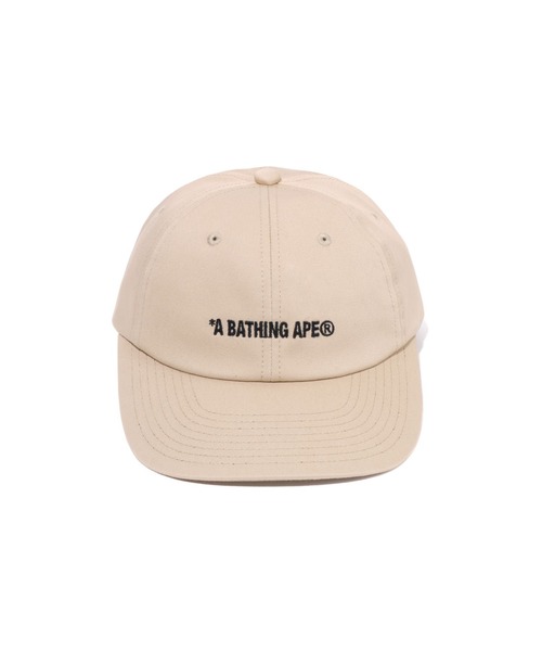 A BATHING APE(アベイシングエイプ)の「LOGO CAP(キャップ・メンズ・ブラック/ブラウン・FREE)」の5枚目の写真