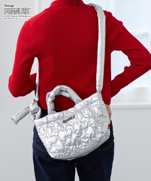 ROOTOTE（ルートート）の「ルートート / IP.デリ.キルト.ピーナッツ-0N（ショルダーバッグ・レディース・ベージュ/シルバー/ブラック系1/ブラック系3・FREE）」の15枚目の写真