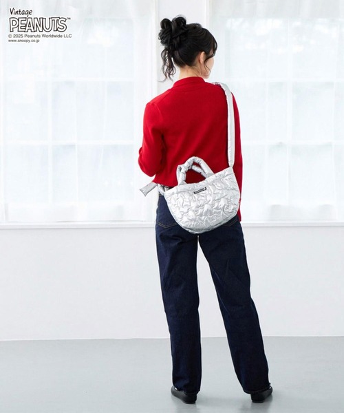 ROOTOTE（ルートート）の「ルートート / IP.デリ.キルト.ピーナッツ-0N（ショルダーバッグ・レディース・ベージュ/シルバー/ブラック系1/ブラック系3・FREE）」の16枚目の写真