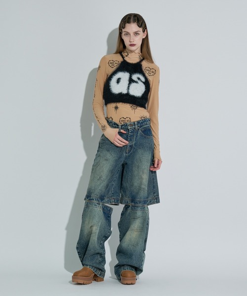 ANNA SUI NYC（アナ スイ エヌ ワイ シー）の「ハート総柄シアートップス（Tシャツ/カットソー・レディース・ブラック/ブルー/ベージュ・FREE）」の19枚目の写真