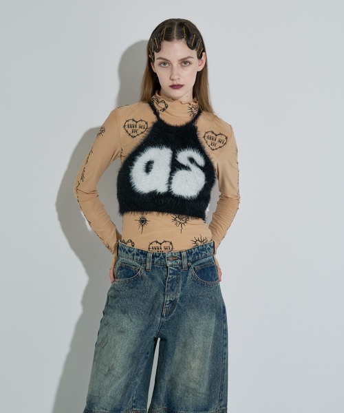 ANNA SUI NYC（アナ スイ エヌ ワイ シー）の「ハート総柄シアートップス（Tシャツ/カットソー・レディース・ブラック/ブルー/ベージュ・FREE）」の15枚目の写真