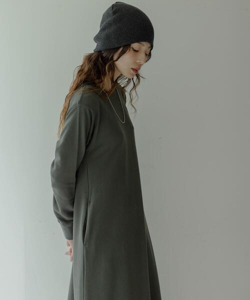 Champion（チャンピオン）の「『別注』Champion×Sonny Label　裏毛スウェットテントワンピース（ワンピース・レディース・ブラック/グレー/スミクロ・SMALL/FREE）」の6枚目の写真