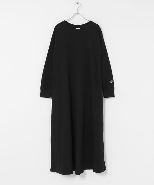 Champion（チャンピオン）の「『別注』Champion×Sonny Label　裏毛スウェットテントワンピース（ワンピース・レディース・ブラック/グレー/スミクロ・SMALL/FREE）」の14枚目の写真