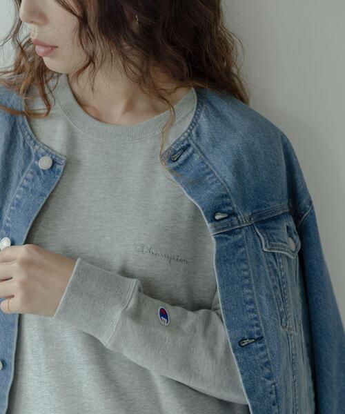 Champion（チャンピオン）の「『別注』Champion×Sonny Label　裏毛スウェットテントワンピース（ワンピース・レディース・ブラック/グレー/スミクロ・SMALL/FREE）」の16枚目の写真