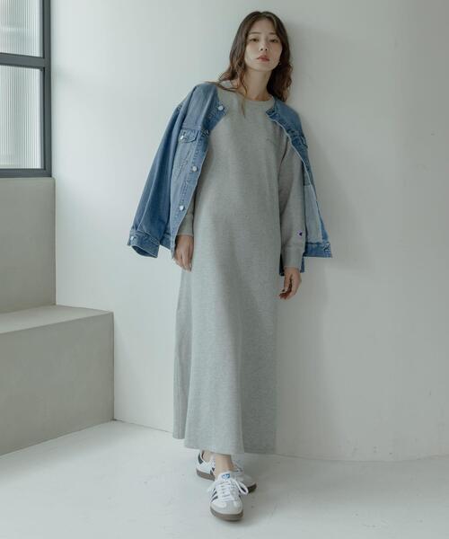別注』Champion×Sonny Label 裏毛スウェットテントワンピース