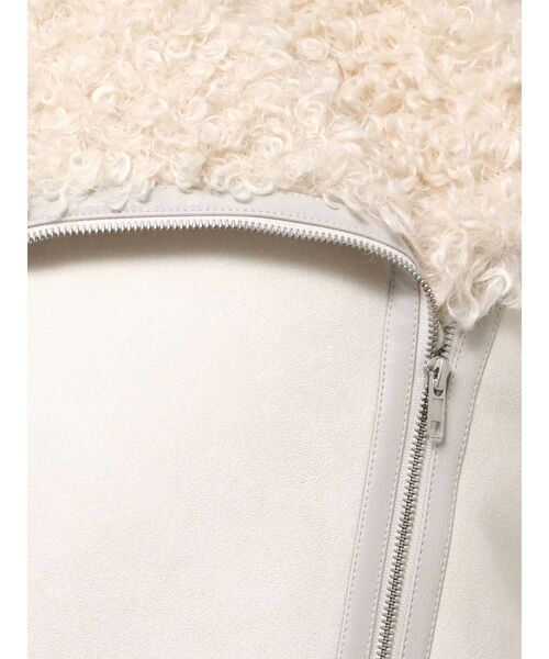 dazzlin(ダズリン)の「ビッグカラームートンブルゾン(ムートンコート・レディース・ピンク/ブラウン/アイボリー/ブラック・FREE)」の9枚目の写真