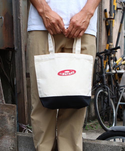 ROTAR(ローター)の「Record mini Tote BAG / トート バッグ ミニ(トートバッグ・メンズ・ブルー系その他/マスタード/ブラック/ベージュ系その他・FREE)」の1枚目の写真