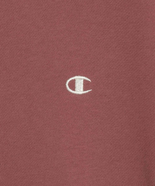 Champion(チャンピオン)の「【Champion(チャンピオン)】別注刺繍ロングスリーブスウェット(裏毛)(スウェット・レディース・オートミール/ネイビー/ライトグレー/レンガ・FREE)」の14枚目の写真